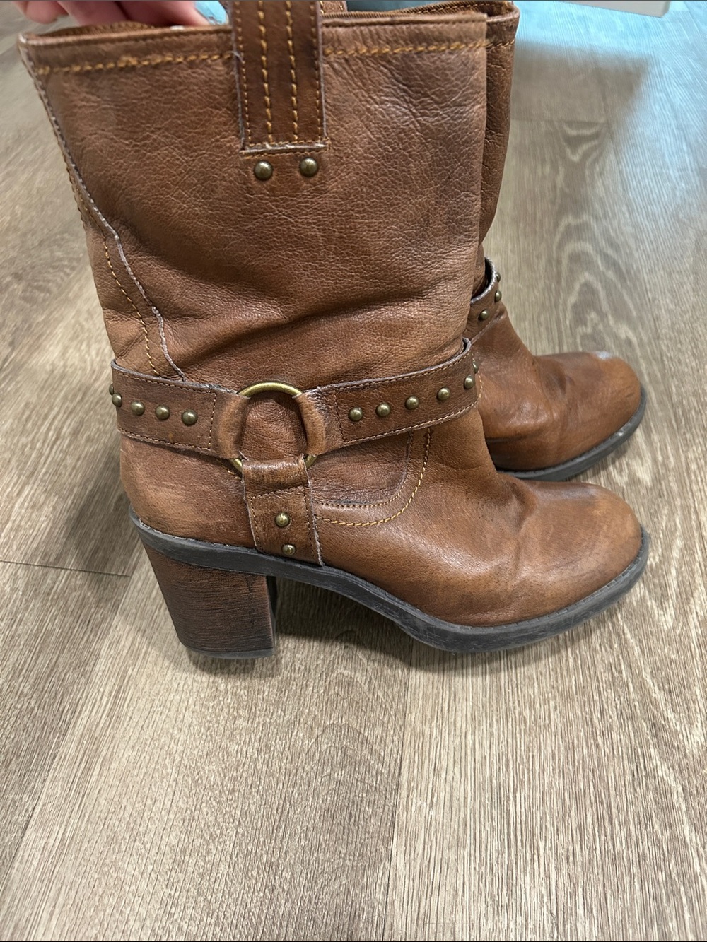 Nine West Studded Leather boots